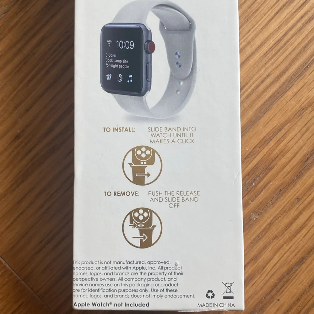 New SARINA Women OffWhite Apple Watch Band Series 1-7